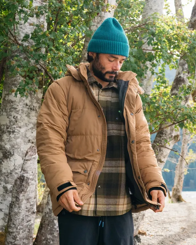 Passenger Clothing Grounded Down Jacket - Toffee