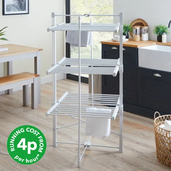 3 Tier Heated Airer