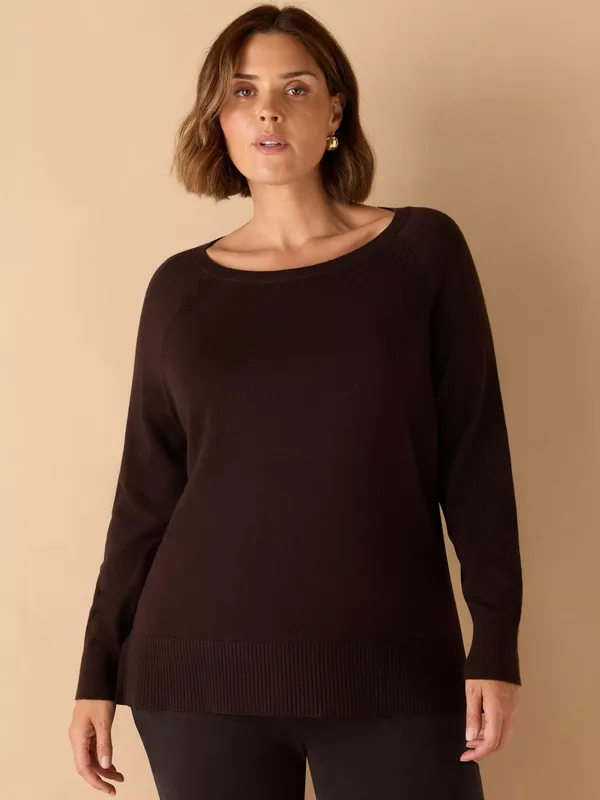 Live Unlimited Curve Round Neck Jumper