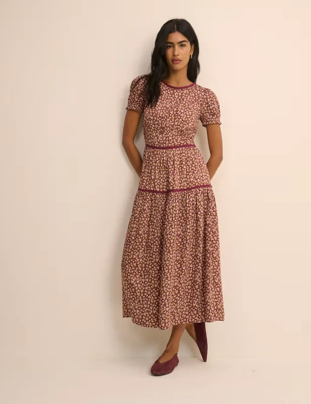 Nobody's Child Ditsy Floral Midaxi Tea Dress