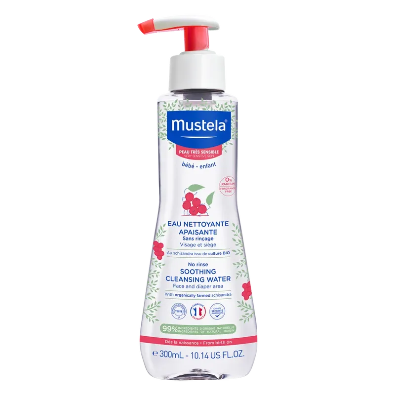 Mustela No Rinse Soothing Cleansing Water for Very Sensitive Skin