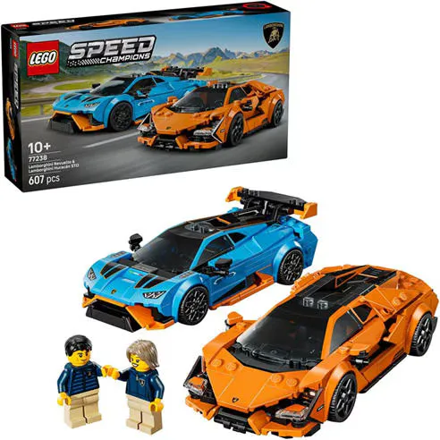LEGO® Speed Champions 77238 Lamborghini Revuelto & Huracan STO