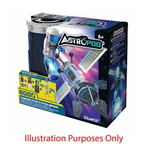 SILVERLIT Kids' Astropod Communication Station Mission Action Figure