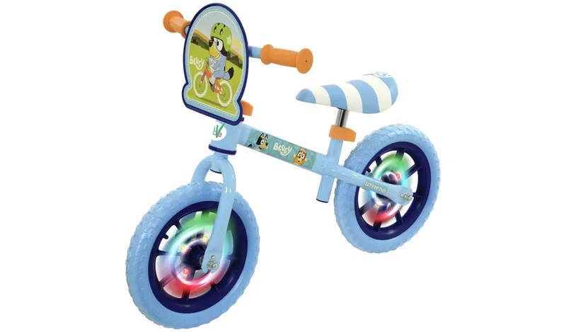 Bluey 12inch Kids Balance Bike with Light Up Wheels