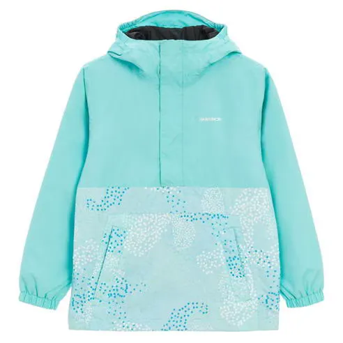 Karrimor Kids' Half Zip Windproof Hooded Long Sleeve Padded Softshell Jacket
