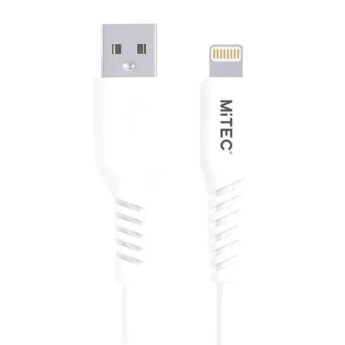 MiTEC USB-A to Lightning MFI Cable 2M White