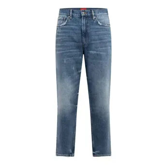 Hugo Men's 838 Cotton Mid-Rise Tapered Jeans