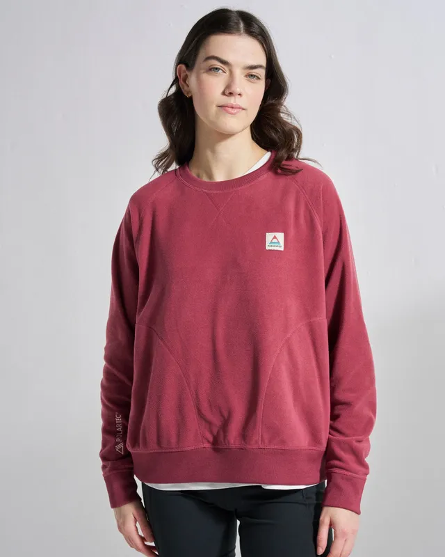 Passenger Clothing Ayla Micro Polartec® Crew Fleece - Maroon