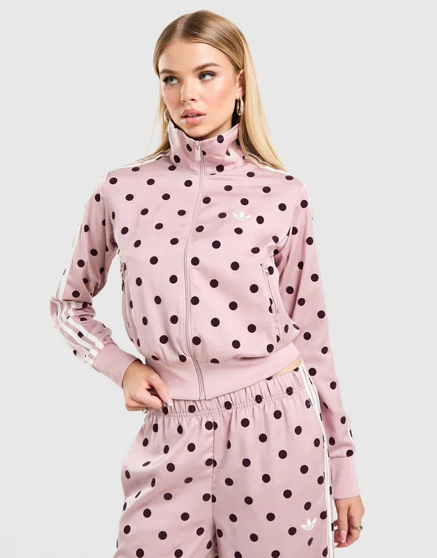 adidas Originals Satin Polka Dots Track Top