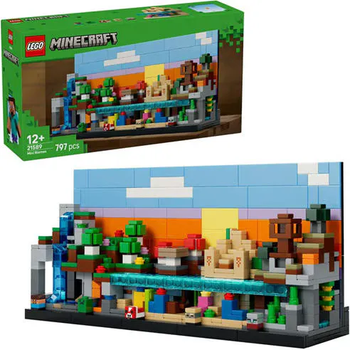 LEGO Minecraft Mini Biomes Building Toy for kids 21589