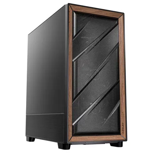 Antec FLUX SE Midi Tower Black Wood