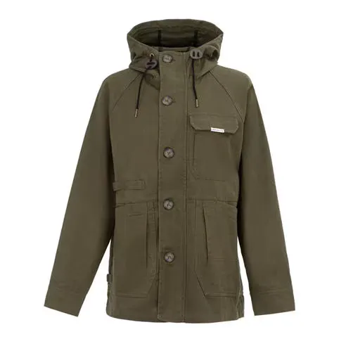 SoulCal Women's Soul Cotton Hooded Button Long Sleeve Parka