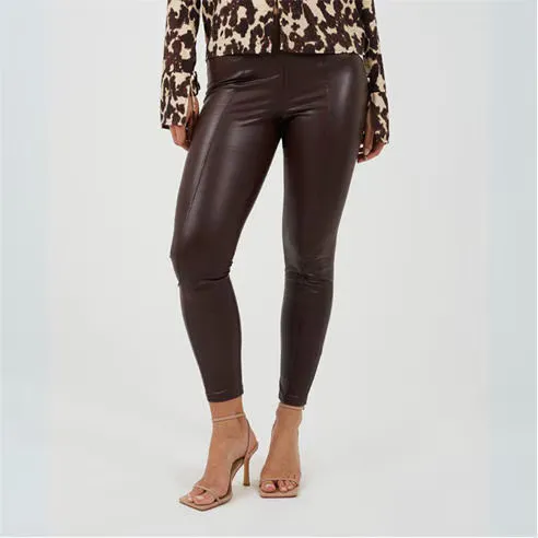 Brave Soul Womens Faux leather Trousers