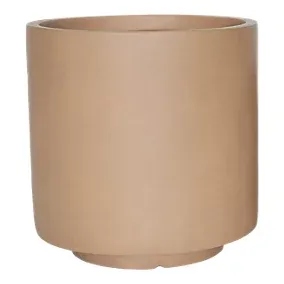 Verve Brown Fibreclay Plant pot (Dia) 32cm, (H)33cm