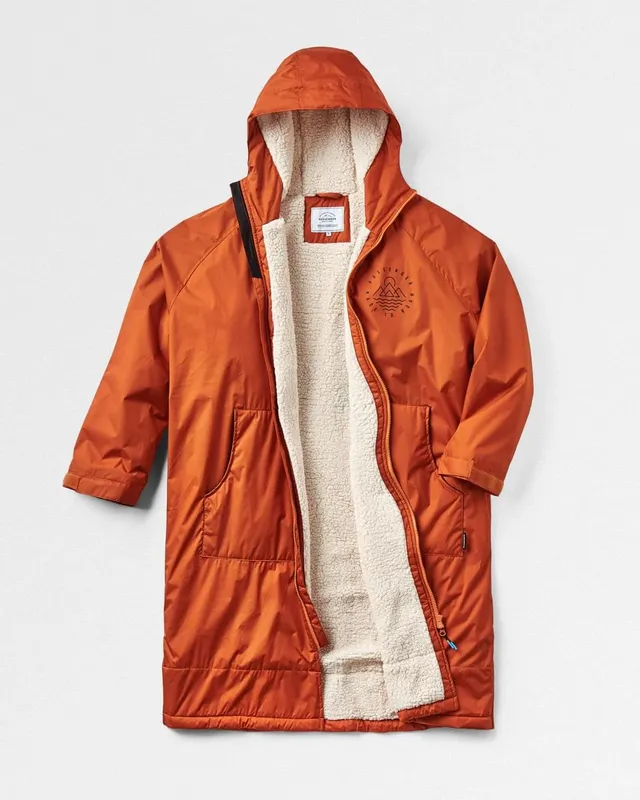 Passenger Clothing Escapism Sherpa Lined Changing Robe - Rust