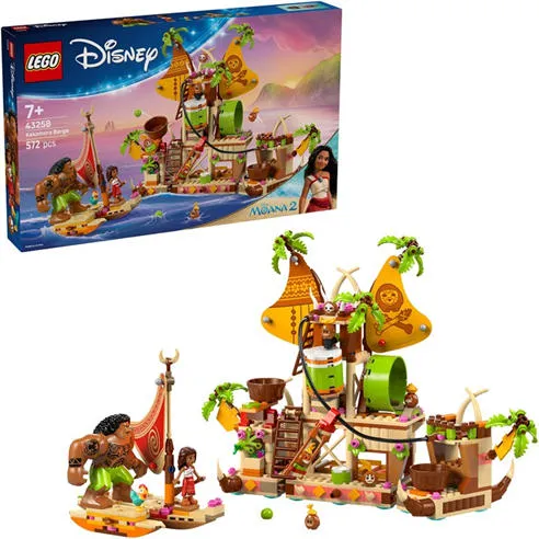 LEGO® Disney Moana 2 Kakamora Barge Toy Building Set 43258