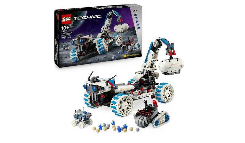 LEGO Technic Lunar Outpost Moon Rover Space Vehicle 42211