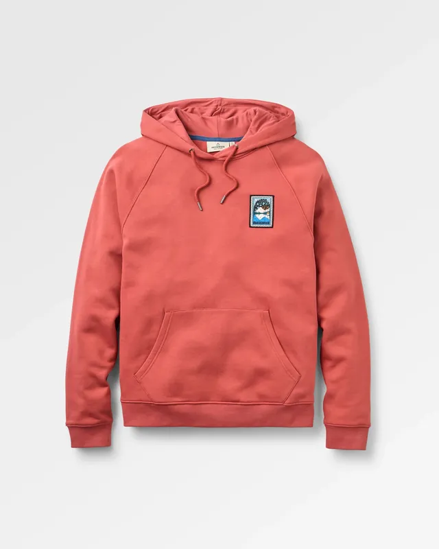 Passenger Clothing Reflect Patch Hoodie - Redwood