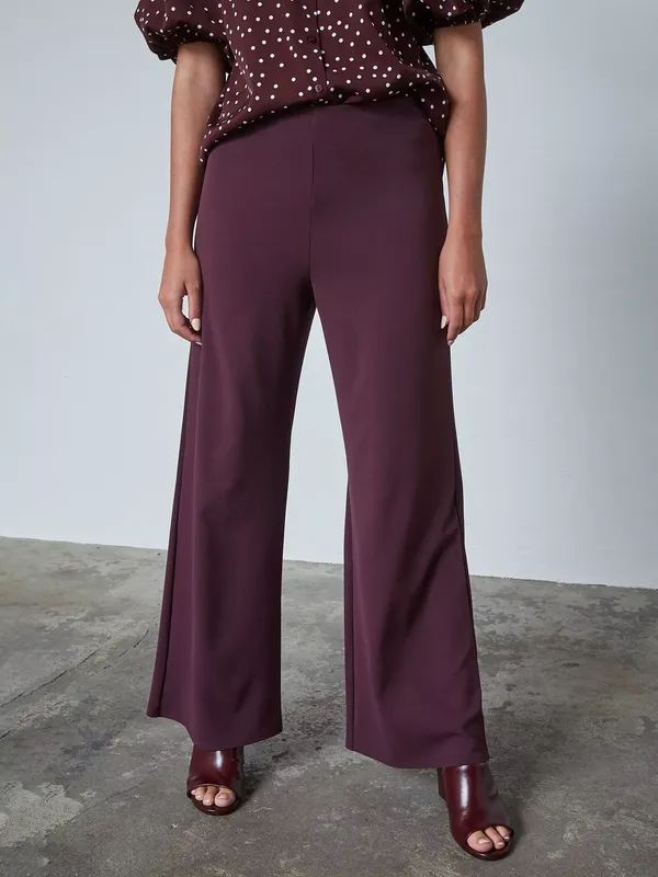 Sisters Point Glut Stretch Wide Leg Trousers