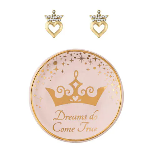 Disney Kids' Princess Dinner Plate Jewellery Set