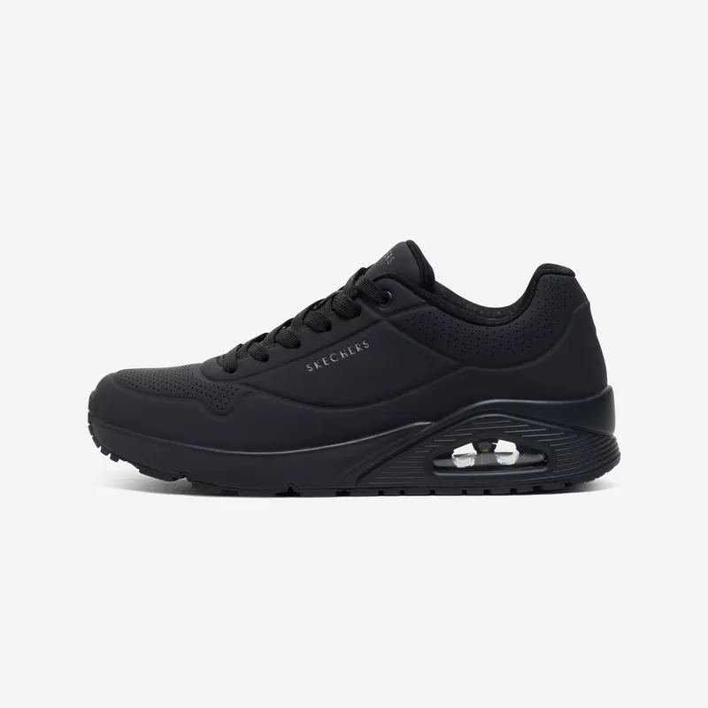 SKECHERS Men's Basketball Trainers Uno - Black