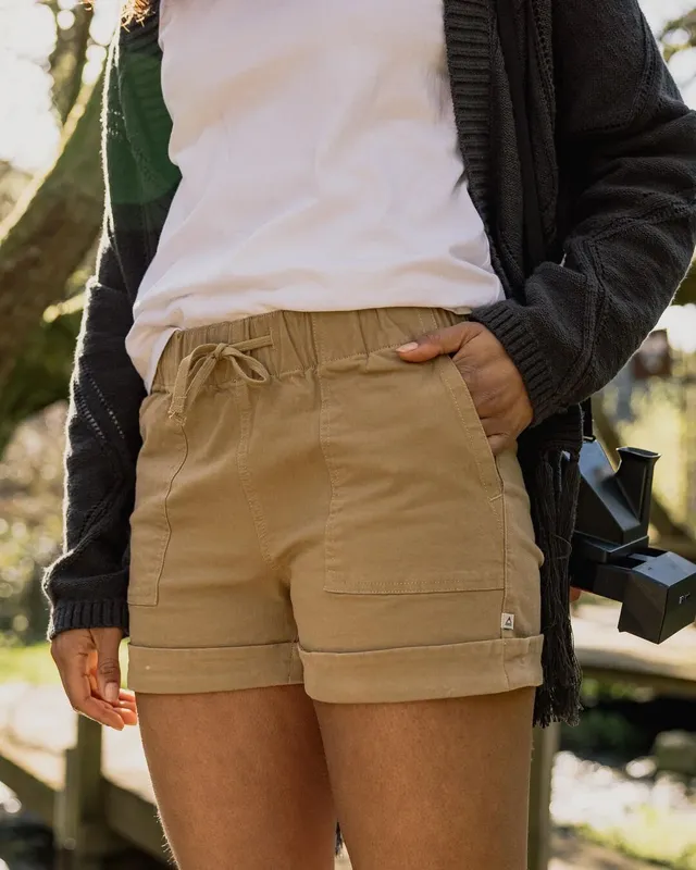Passenger Clothing Carriso Cotton Short - Biscuit