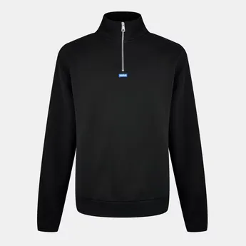 Hugo Men's Quarter-Zip Fleece Top