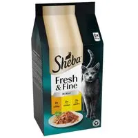 Sheba Fresh & Fine in Jelly Mini Pouches Saver Pack 12 x 50g