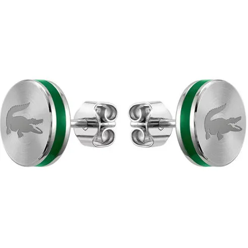 Lacoste Mens Stainless Steel Earstuds