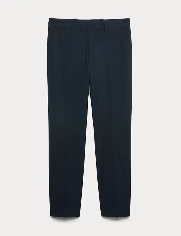 Autograph Slim Fit Wool Blend Performance Trousers