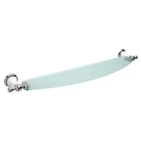 Cooke & Lewis Timeless Wall-mounted Bathroom Shelf (D)15.2cm (L)68.9cm