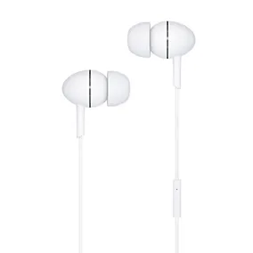MiTEC Wired White Earphones with microphone