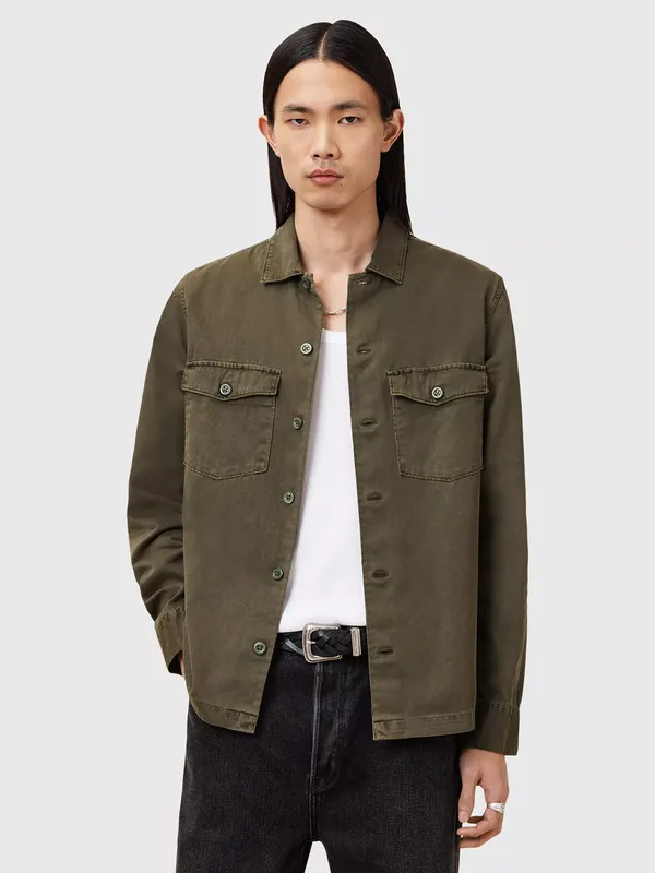 AllSaints Spotter Slim Fit Overshirt