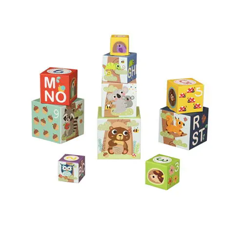Tooky Toy Alphabet and Number Stacking Boxes
