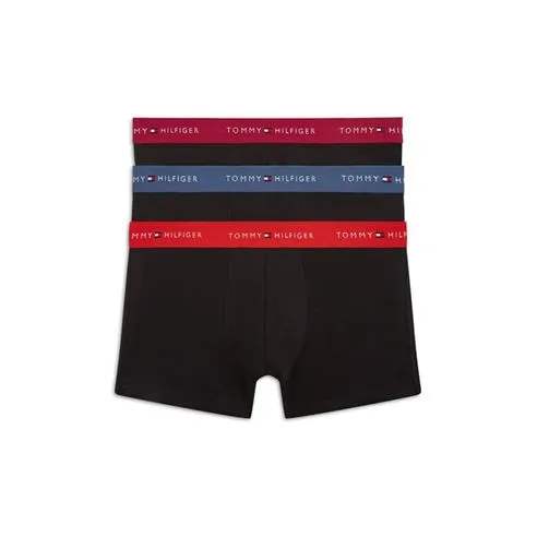 Tommy Hilfiger Mens 3-Pack Logo Waistband Trunks