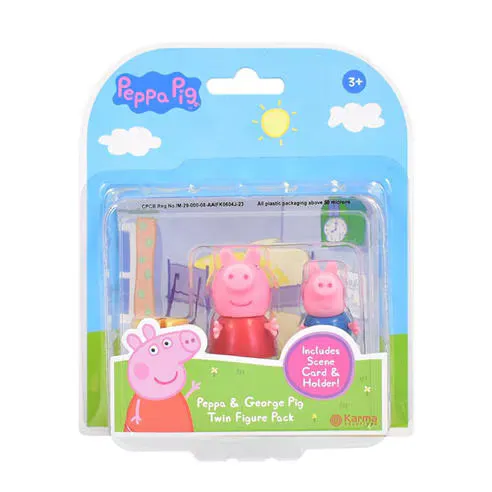 Peppa Pig Twin Doll Set