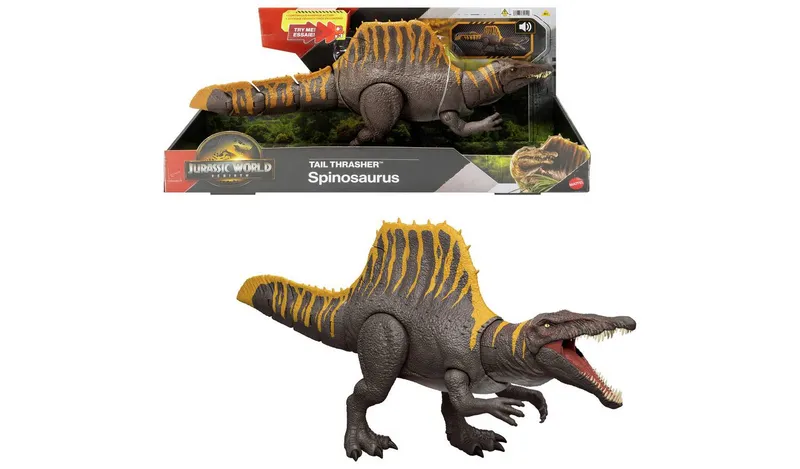 Jurassic World Rebirth Tail Thrash Spinosaurus Dinosaur Toy