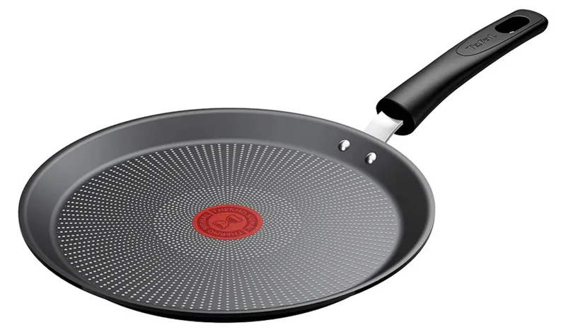 Tefal Excellence 25cm Aluminium Pancake Pan – Black