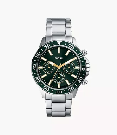 Fossil Bannon 45 mm Multifunction Stainless Steel Watch