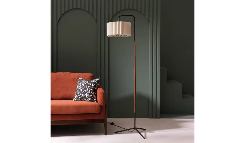 Habitat x Scion Kukkia Floor Lamp - Cream