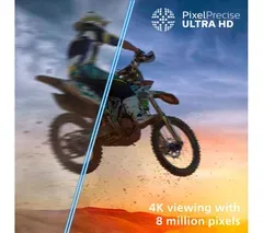 PHILIPS Ambilight 43PUS8500/05 43" Smart 4K Ultra HD HDR QLED TV