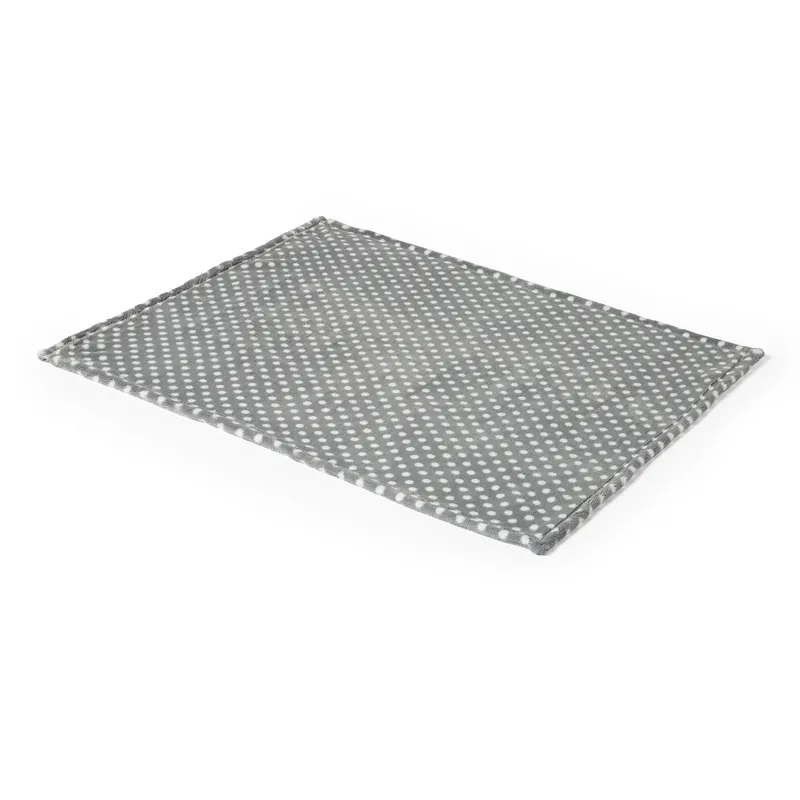 Pets at Home Spotty Cat Blanket Grey