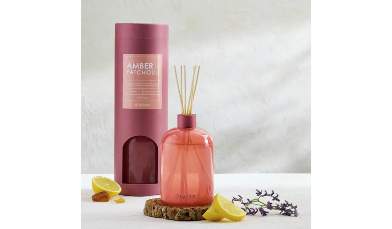 Habitat 500ml Reed Diffuser - Patchouli and Amber