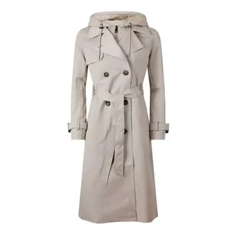 DKNY Women's X66 DKNY Outerwear Quilted Trench Coat