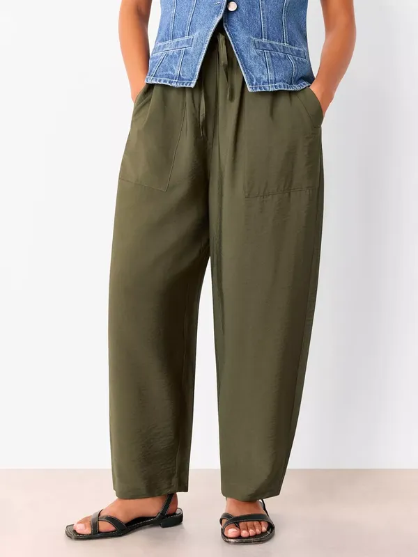 Whistles Petite Tie Waist Trousers