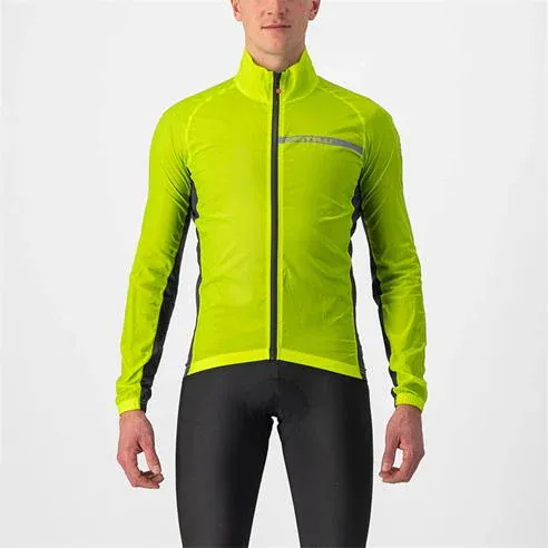 Castelli Men's Squadra Wind Shell Stretch Performance Cycling Jacket