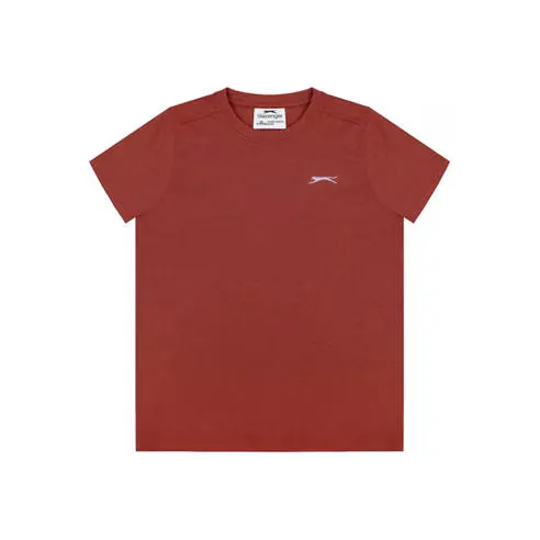 Slazenger Junior Boys Plain Tee shirt