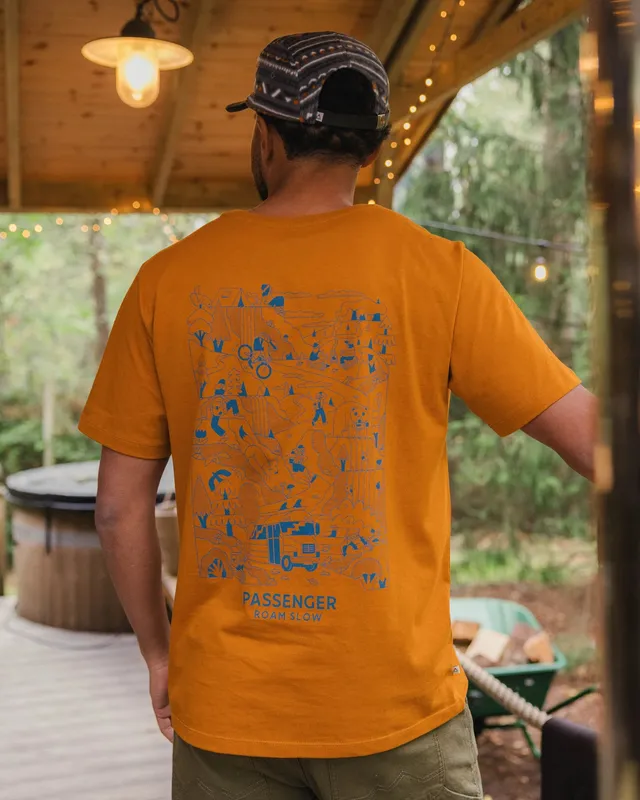 Passenger Clothing Roam Slow Men's T-Shirt - Retro Orange