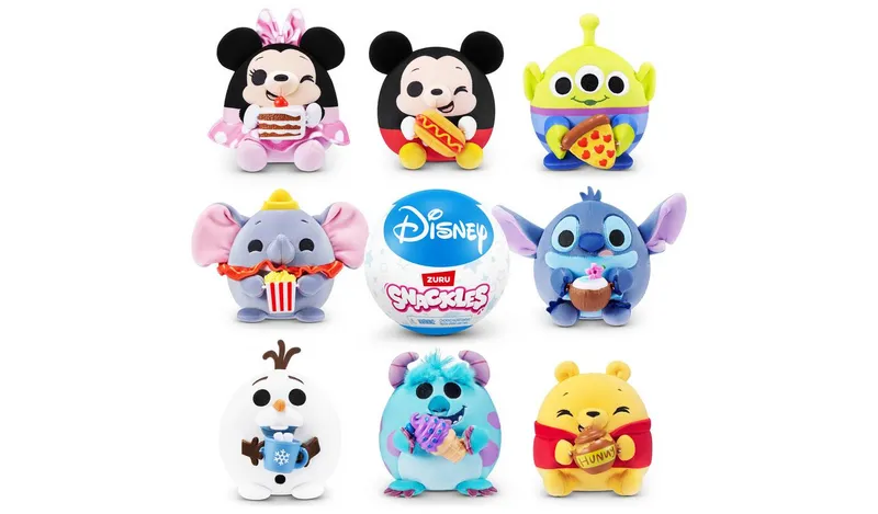 Snackles S1 Disney Capsule 5inch Bulk Soft Toy