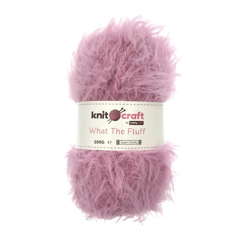 Knitcraft Pink What the Fluff 100g